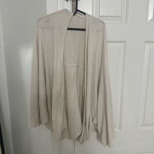 lululemon athletica Open-Front Draped Cardigan - Cream